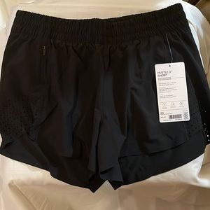 3” Black Athletic Shorts